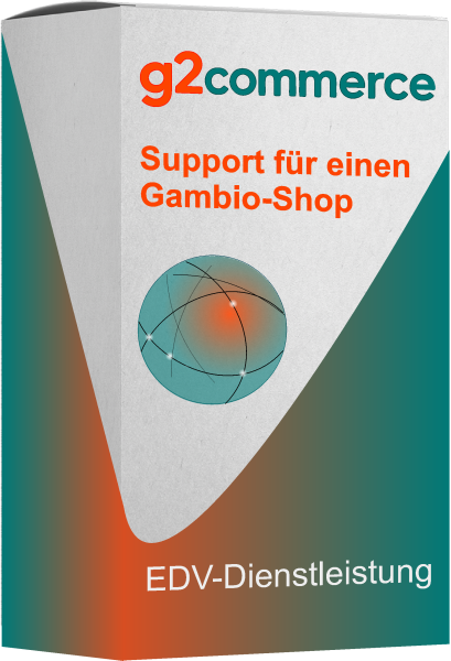 Support "Normal" für einen Gambio Shop, Jahresvertrag