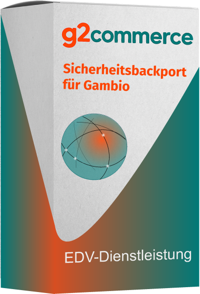 Sicherheits-Backport-Service für Gambio GX 26.03.0
